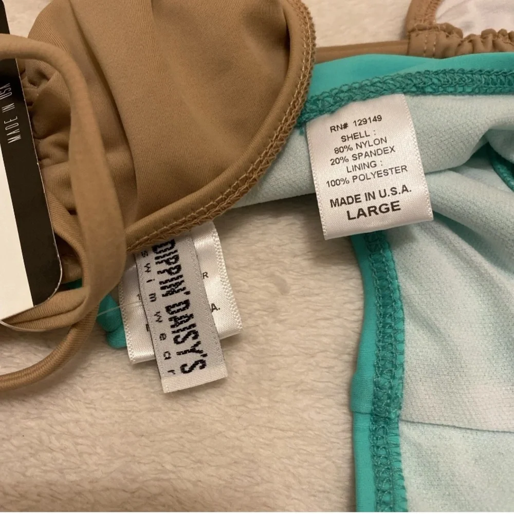 Dippin' Daisy's Milk Chocolate and Sea foam Micro Bikini